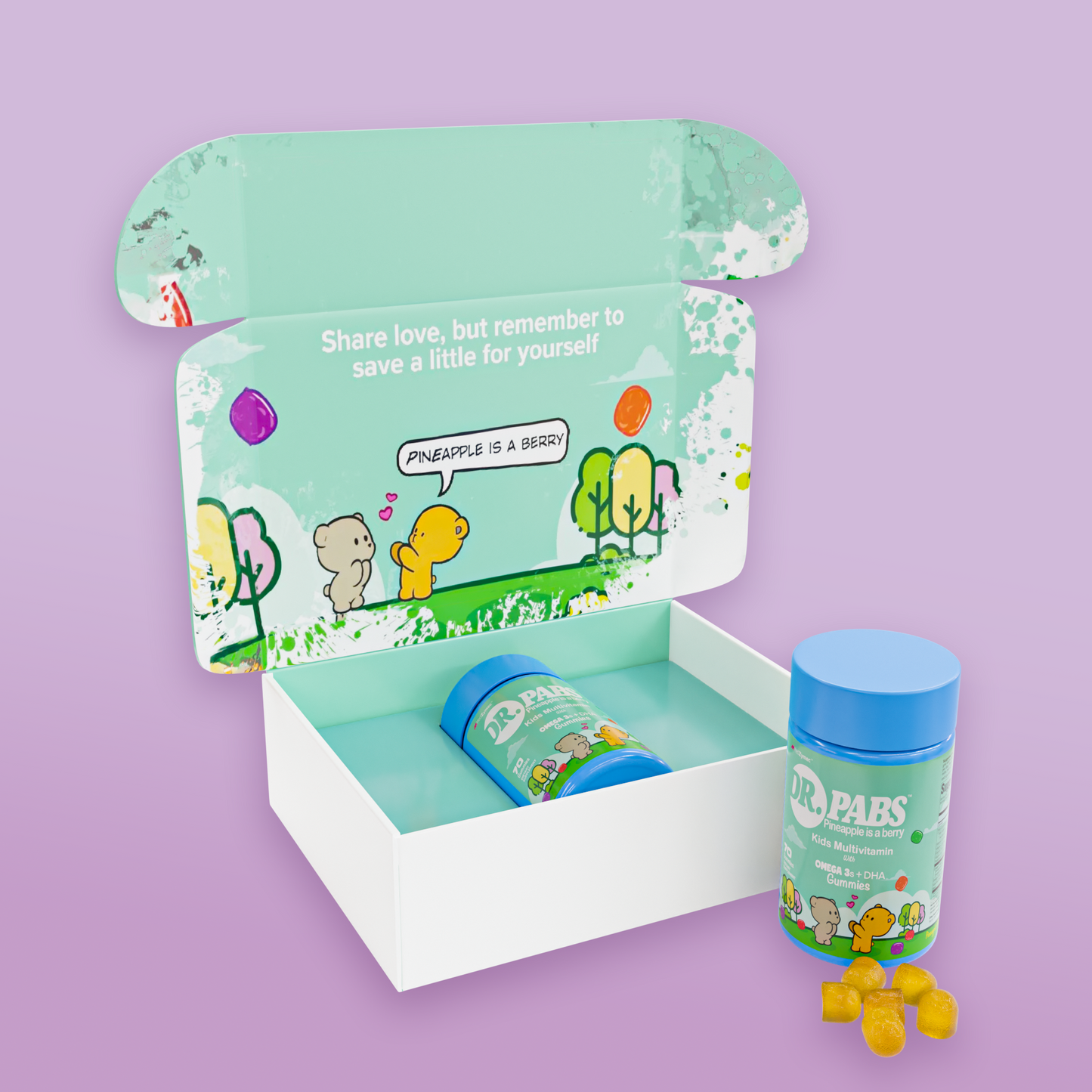 Kids Multivitamin with Omega 3s + DHA Gummies
